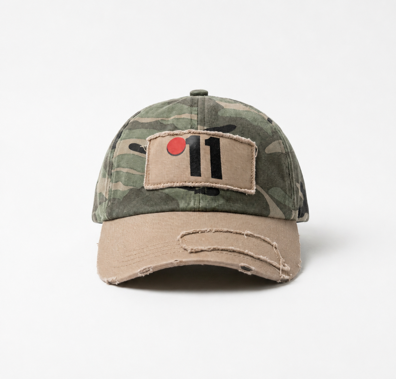 GREEN CAMO CAP