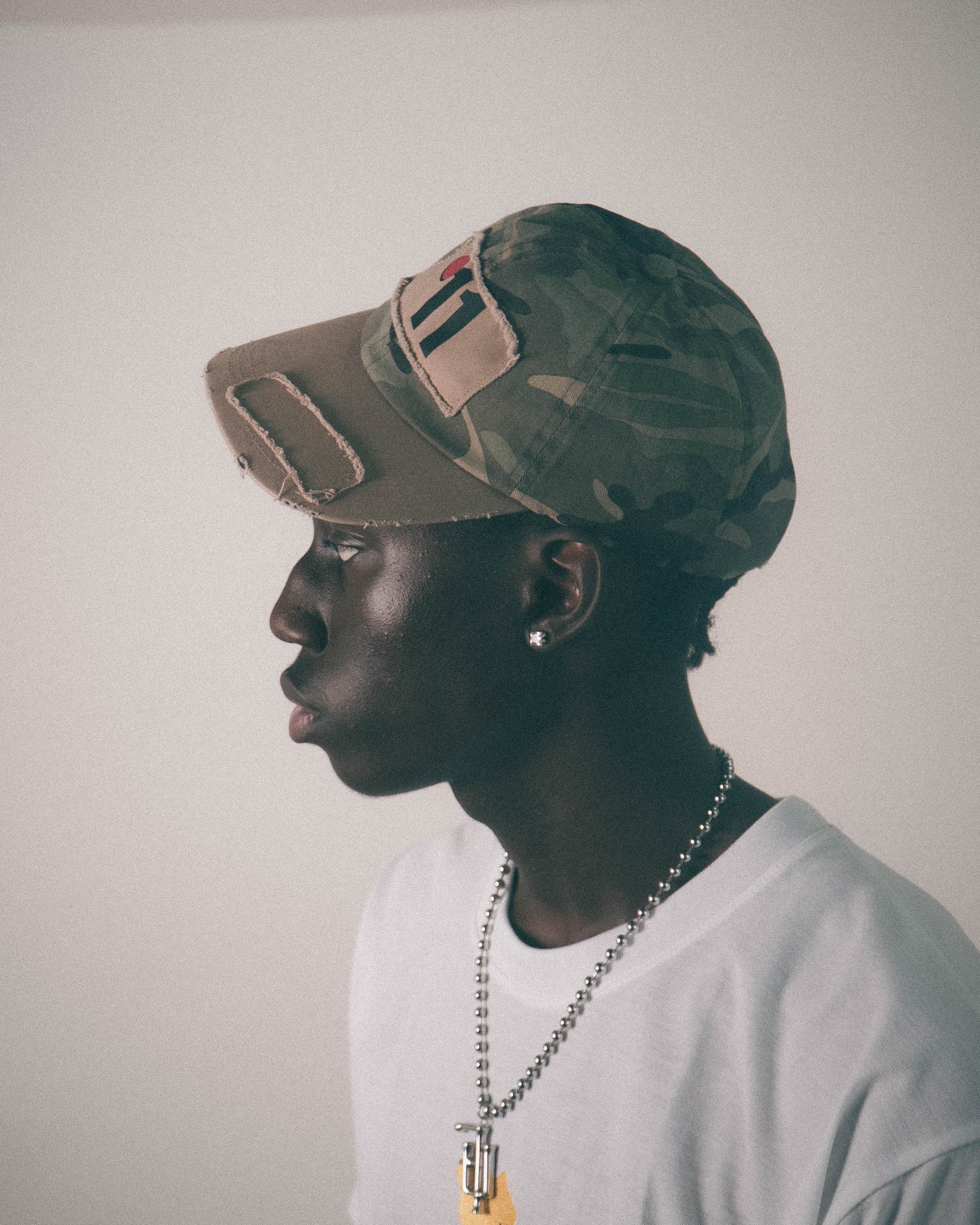 GREEN CAMO CAP